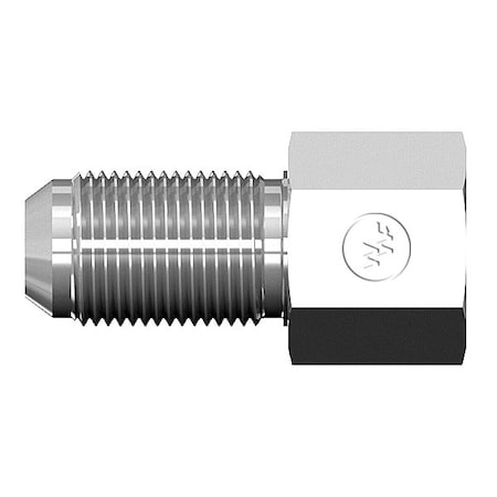 World Wide Fittings Male JIC Bulkhead to Female Pipe Straight 5275X04X04